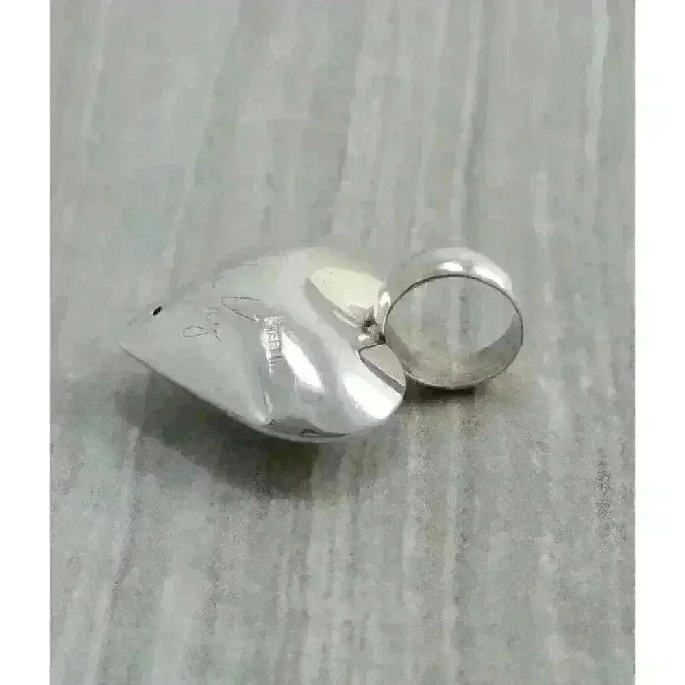 Kalibre Sterling Silver Puffed Heart Pendant - Picture 6 of 9